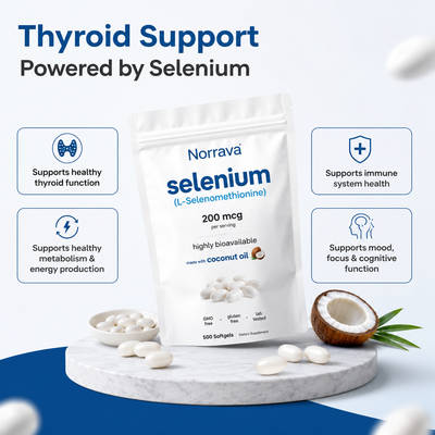 Norrava® Selenium - 200mcg Softgels