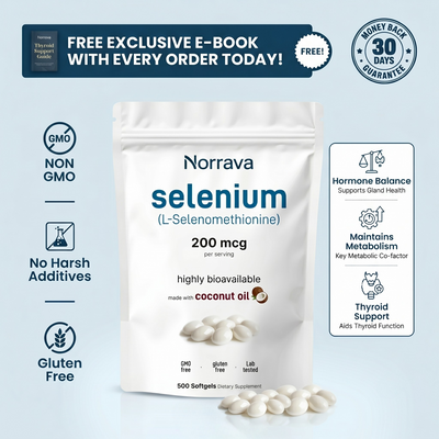Norrava® Selenium - 200mcg Softgels