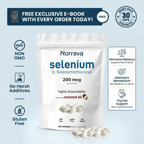 Norrava® Selenium - 200mcg Softgels